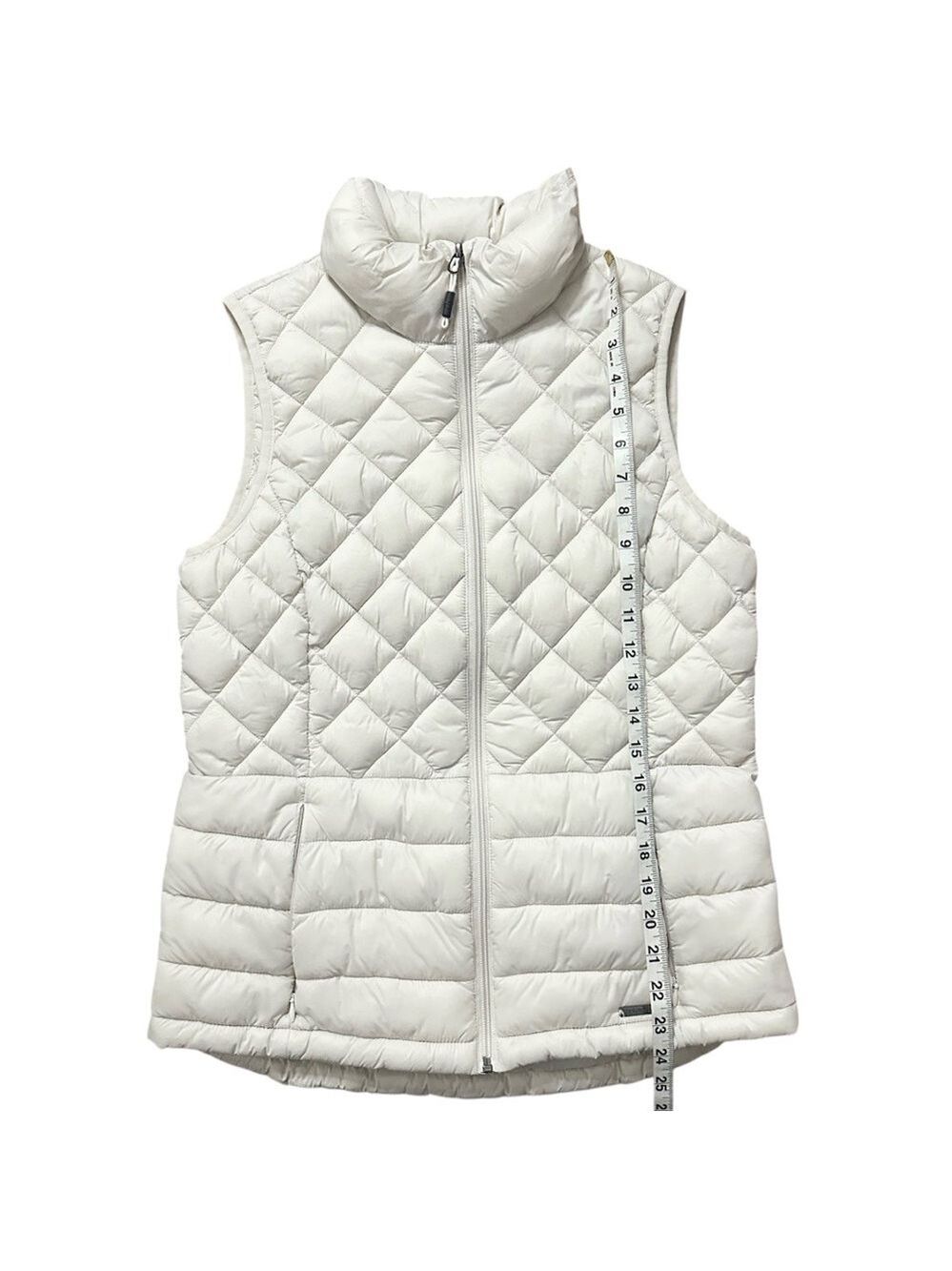 ZeroXposur Elena Quilted Vest with Pockets Full Zip White Size Small - Picture 6 of 11